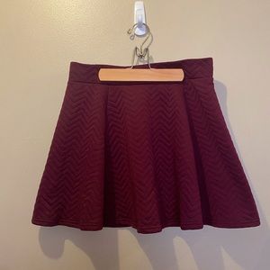 Forever 21 burgundy skirt